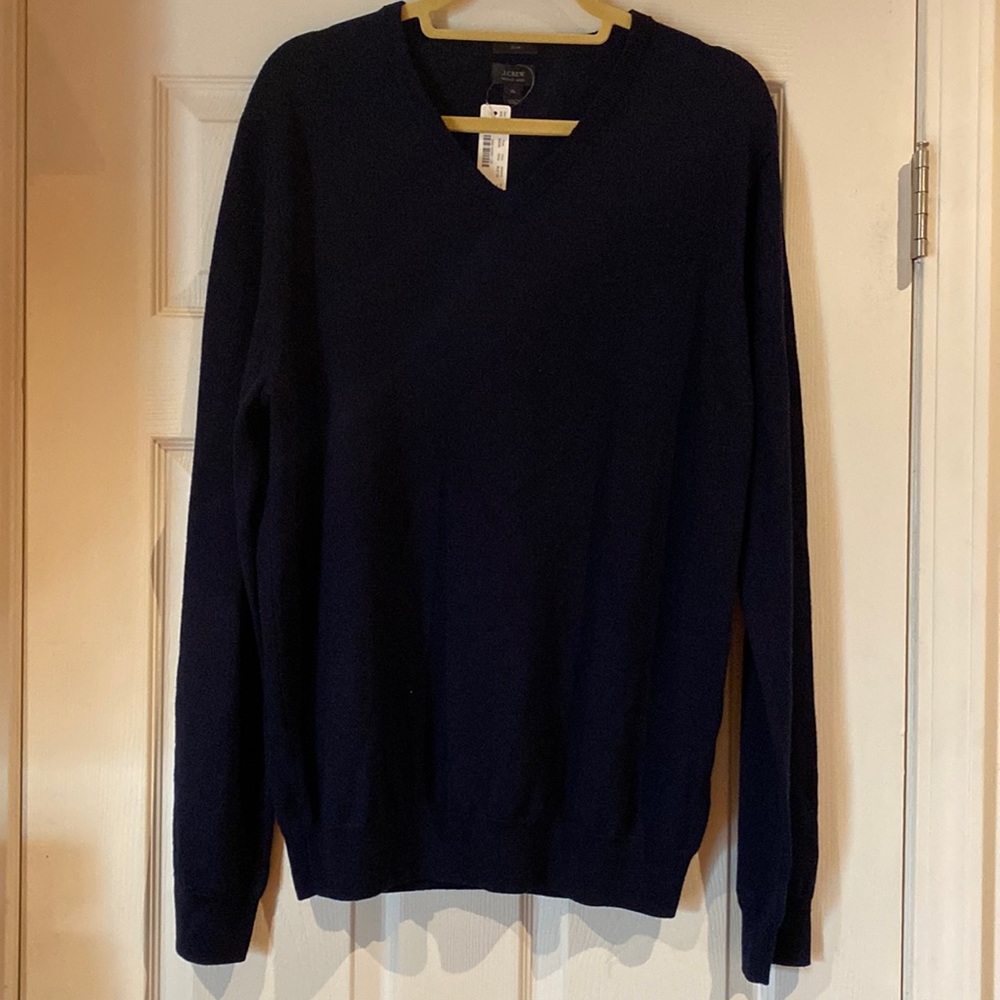 J. Crew Men’s Slim Merino Wool Sweater XL-Slim
